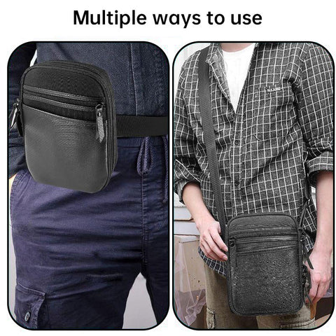 Sac à bandoulière tactique dissimulé - Holster de chargeur d'épaule, sac banane de chasse et étui de protection souple pour pistolet