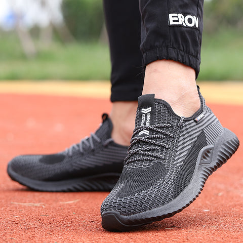 Anti Smashing And Anti Stab Safety Shoes Breathable Deodorant And Wear Resistant Work Shoes Soft Soled Protective Shoes - Fashionner