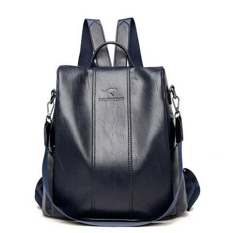 Sac à bandoulière, cuir souple, sac à dos tendance pour femme, sac à dos minimaliste pour étudiant