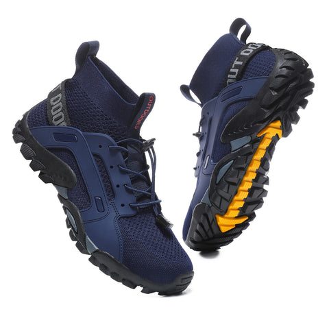 Outdoor Mountaineering Shoes Men's Large Size Hiking Shoes Outdoor Leisure Sports Mountain Hiking Fishing Sets Foot Wading Shoes - Fashionner