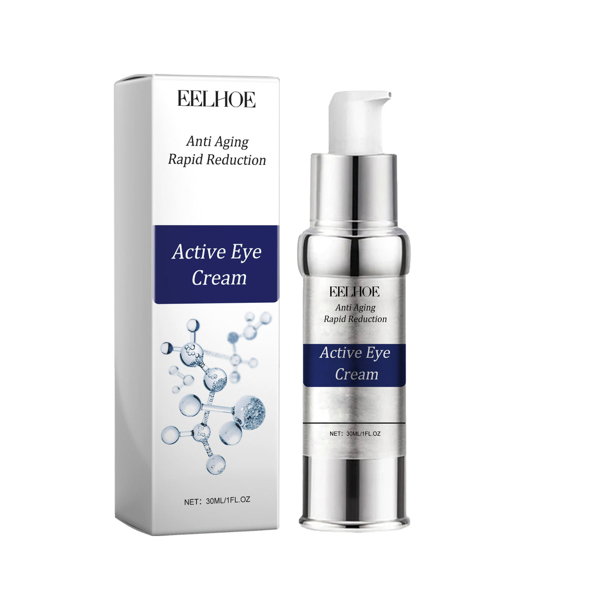 Active Eye Cream, Repair Eye Bags And Dark Circles Elastic Firming Skin Around The Eyes Anti-Wrinkle Eye Cream
