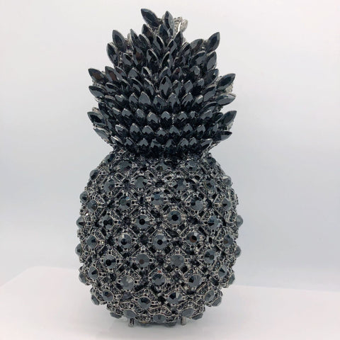 Pochette de Soirée Diamant Ananas Sac à Main Entièrement Diamanté pour Fête ou Banquet