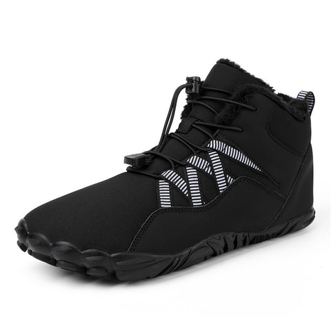 High top snow boots, cross-border new outdoor hiking, camping, and mountaineering shoes, skiing, anti slip, plush, and warm oversized cotton shoes - Fashionner