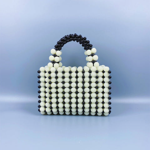 Sac à main de dîner perlé Bayberry Ball Robe Design de niche tissé à la main Sac carré Bayberry perlé