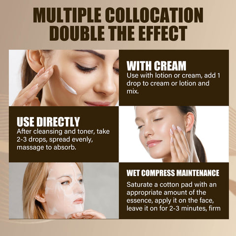 Sérum Affinant les Pores Lactosés, Essentiel pour une Peau Élastique et Délicate, Nettoyant les Points Noirs, Soin de la Peau.