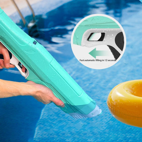 Pistolet à eau électrique Jouet pour enfants Pistolet à eau électrique absorbant l'eau Pistolet à eau haute pression grande capacité pour bataille d'eau