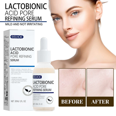 Sérum Affinant les Pores Lactosés, Essentiel pour une Peau Élastique et Délicate, Nettoyant les Points Noirs, Soin de la Peau.