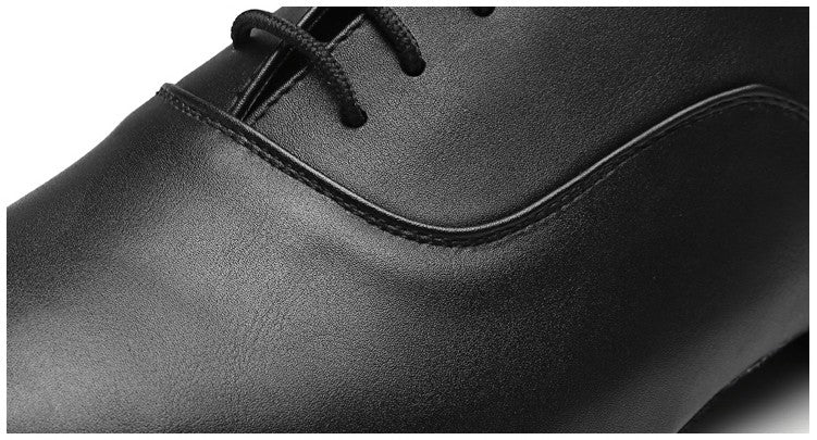 imitation leather  Men Black Glitter Modern Soft Sole Latin Dance Shoes Low Heel Cheap - Fashionner