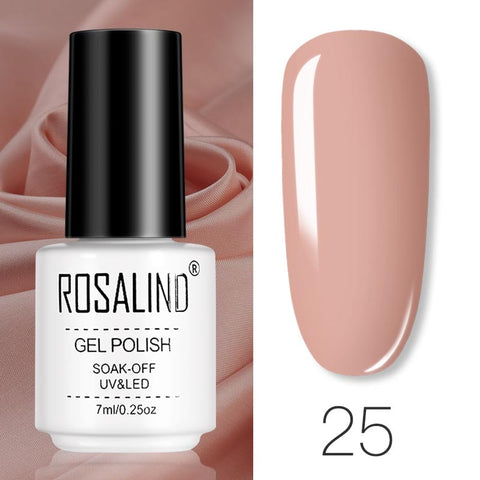 ROSALIND Gel Polish Set Manicure for Nails Semi Permanent Vernis top coat UV LED Gel Varnish Soak Off Nail Art Gel Nail Polish - Fashionner