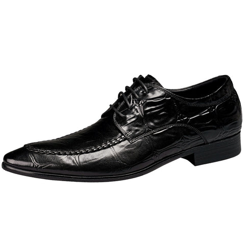 Mens Formal Shoes Leather Party Dance Mens Dress Shoes Leren Schoenen Stylish Leather Formal Man Shoes - Fashionner