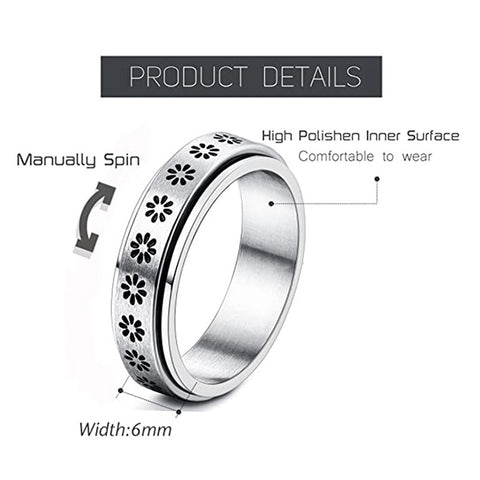 Sunflower Rotating Ring