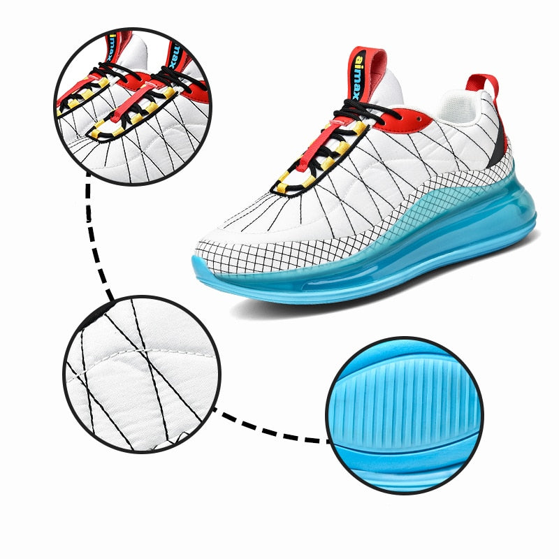 BRAND Air Cusiong Sneakers Men Summer Autumn Jogging Shoes 2021 NEW Sports Running Men's Casual Sneaker 720 Max Size 46 Shoe - Fashionner