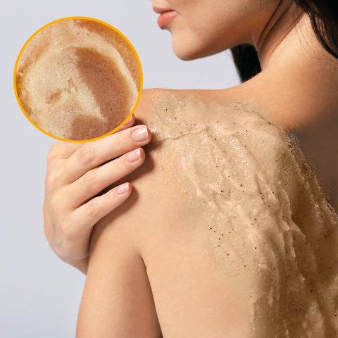 Gommage corps nourrissant, gommage exfoliant nettoyant et hydratant éclaircissant