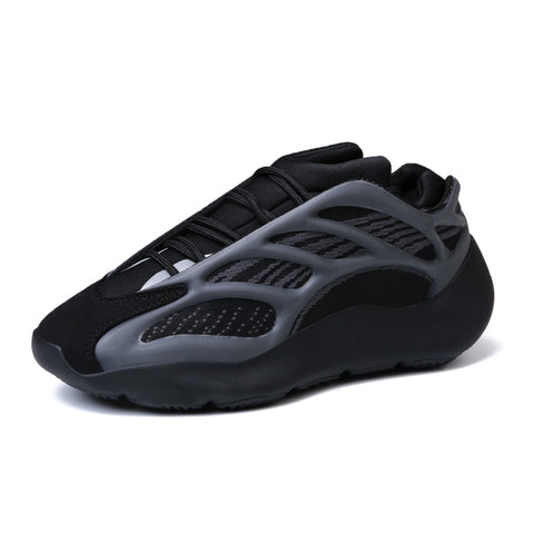 Men Shoes Causal Fashion Coconut Dad Shoes Male Non-slip Sneakers Lace-up Flats Breathable Running Sports Clunky Sneaker - Fashionner