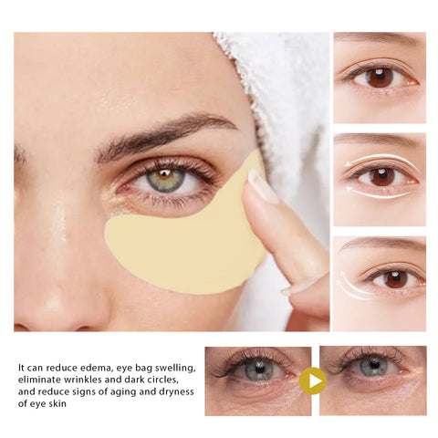 Retinol Eye Mask, Lightening And Lifting Fine Lines Around Eyes Repair Dark Circles And Eye Bags Moisturizing Eye Mask