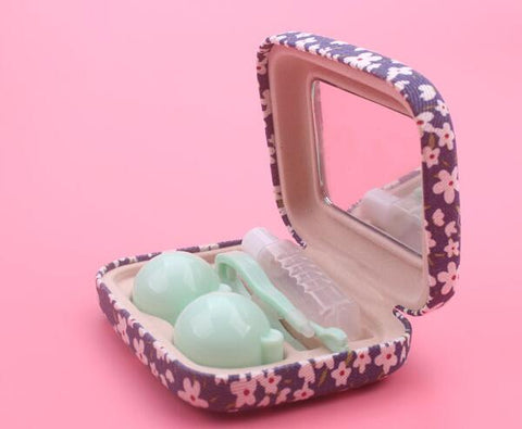 Cute Eyelash Case for Strip False Eyelashes Portable Lash Cases for Pretty Girl Smart Eyelash Tools - Fashionner