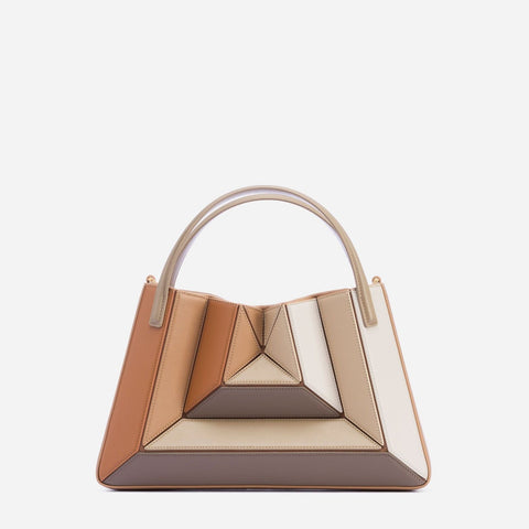Sac à main à coutures de couleur contrastée, sac de poitrine pour femme, sac à cordon de serrage, sac en bandoulière.