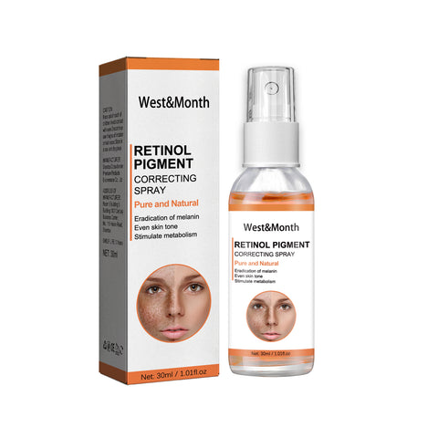 Vaporisateur correcteur de pigmentation au rétinol, vaporisateur hydratant et éclaircissant pour la peau
