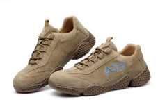 Safety Shoes Anti-Smash Anti-Puncture Breathable Suede Welding Work Shoes - Fashionner
