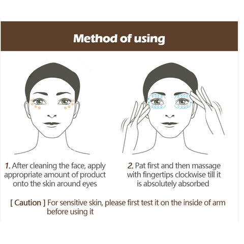 1 Crème magique pour les yeux anti-cernes, anti-rides, anti-poches, réparatrice, sérum pour les yeux au crocodile, sérum au collagène peptidique, soin des yeux