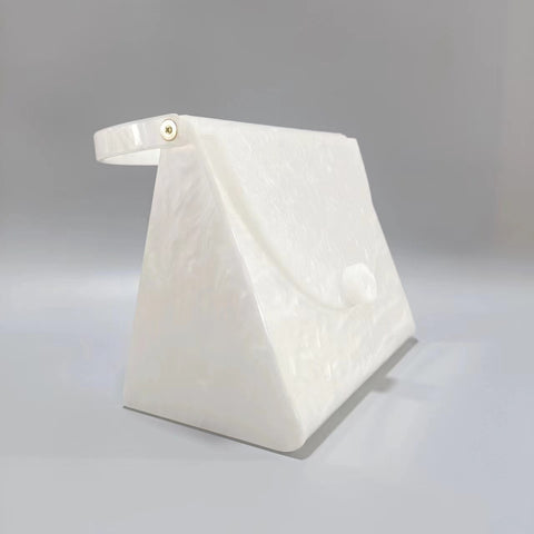 Nouveau sac à main en acrylique imprimé léopard rétro nacré couleur écaille de tortue, pochette de soirée carrée simple pour femme