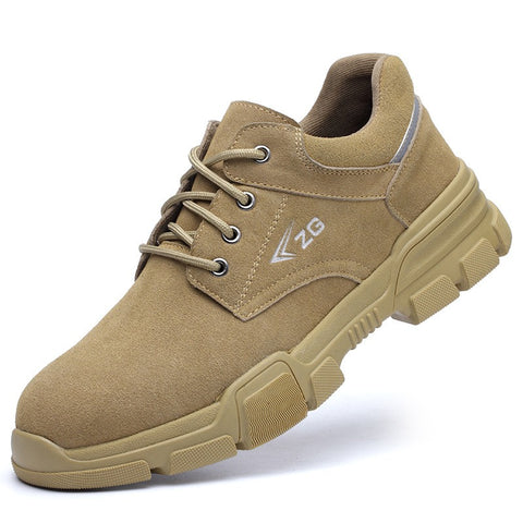 Summer labor protection shoes anti-smash anti-puncture wear protection safety shoes steel baotou soft sole - Fashionner
