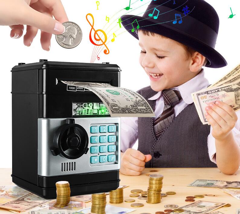 Electronic Piggy Bank ATM Bank - Perfect Gift for Kids to Save Money! - Fashionner