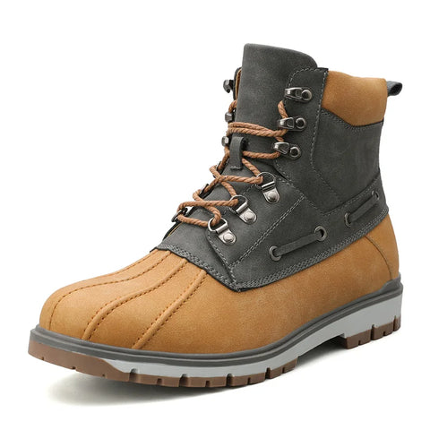 Buy Fashion Design Six Holes Martin Boots For Men High-Top Tooling Boots Height Increasing Wear-Resistant Moto&Biker Boots Men online at Fashionner.
