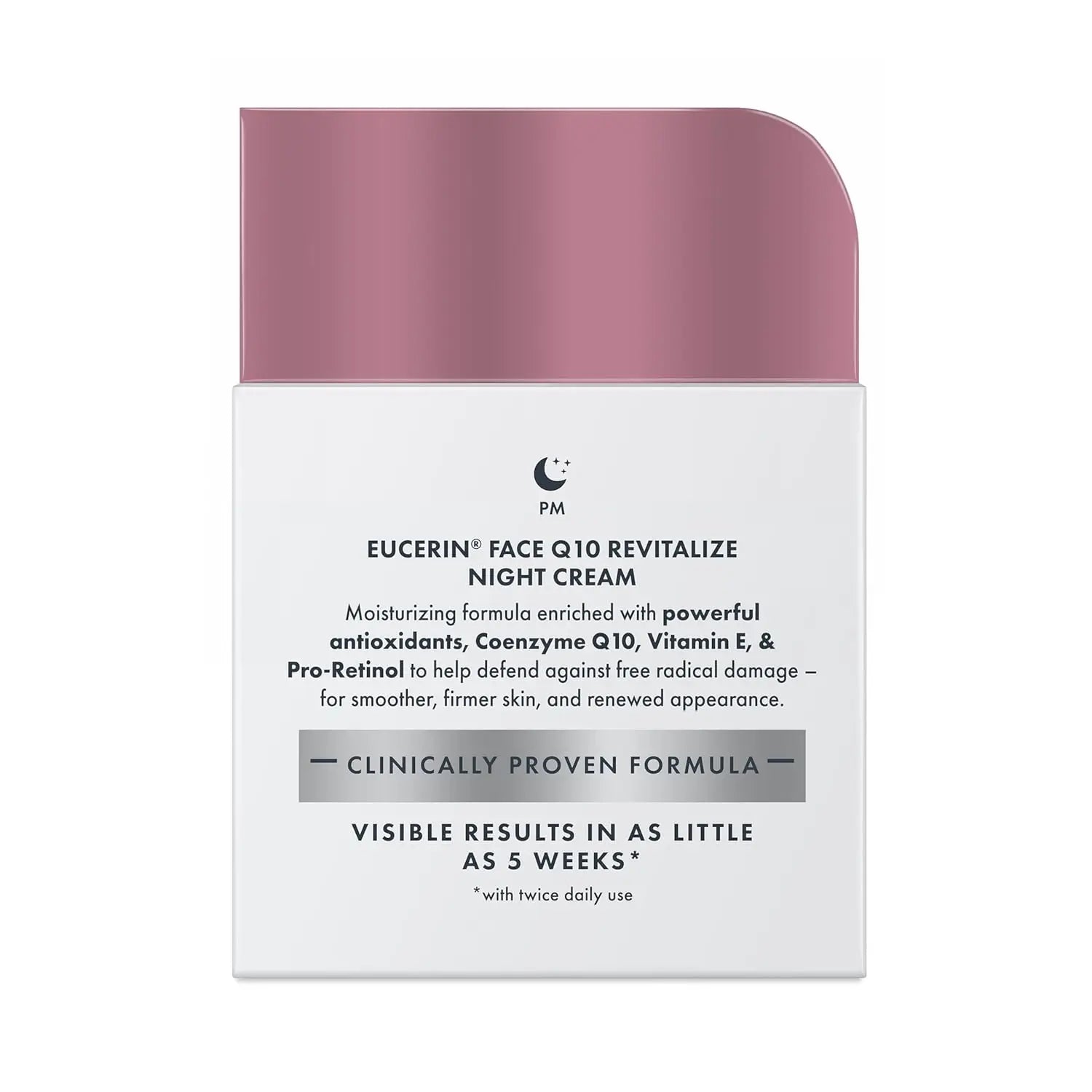 Eucerins Q10 Anti-Wrinkle Night Cream Face Cream Vegan Daily Hydrating Soothing Moisturizer Vitamin Cream Night Cream