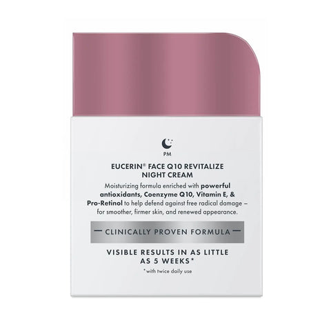 Eucerins Q10 Anti-Wrinkle Night Cream Face Cream Vegan Daily Hydrating Soothing Moisturizer Vitamin Cream Night Cream