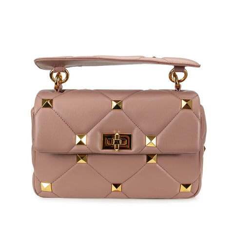 Buy New Cowhide Ladies Hand Bags With Chains Women Message Bag Large Capacity Flap Rivet Women Shoulder Bags online at Fashionner.