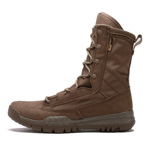 Buy Men'S Snow Boots Combat Tactical Brown Hiking Boots For Men online at Fashionner.