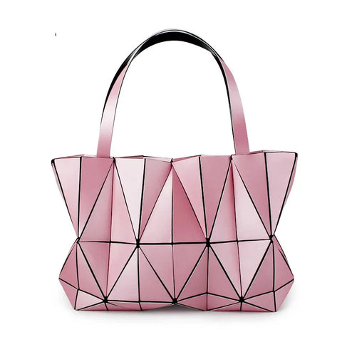 Buy Custom Pu Leather Bag Matt Luxury Handbags Women Handbag Latest Geometric Purse Women Hand Bags online at Fashionner.