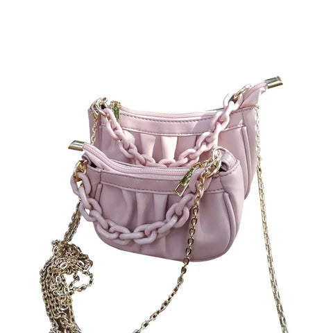Buy New Arrival Luxury Cloud Shape Pouch Ladies Hand Bag Pu Custom Leather Small Handbags For Shoulder Bag Women online at Fashionner.