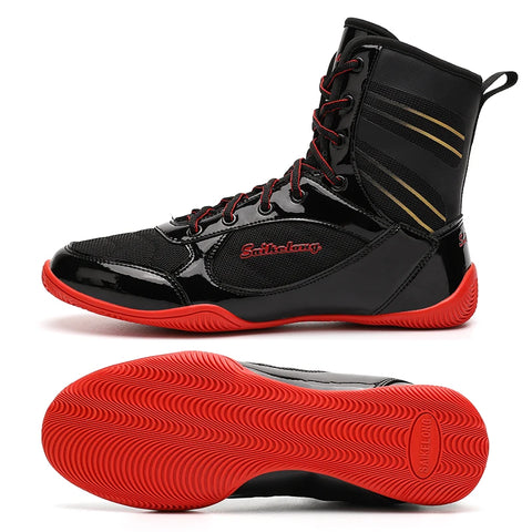 Buy Custom Made Professional Sport Training Wrestling Shoe New Design Men Boxing Shoes online at Fashionner.