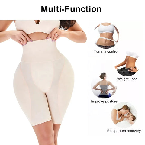 Buy High Waist Control Panties Body Shaper Tummy Control Padded Butt Lifter Women Lady Faked Butt Padded Panties online at Fashionner.
