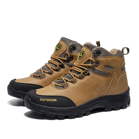 Buy High Top Outdoor Men Sport Size 39-46 Fall Winter Hiking Shoes online at Fashionner.