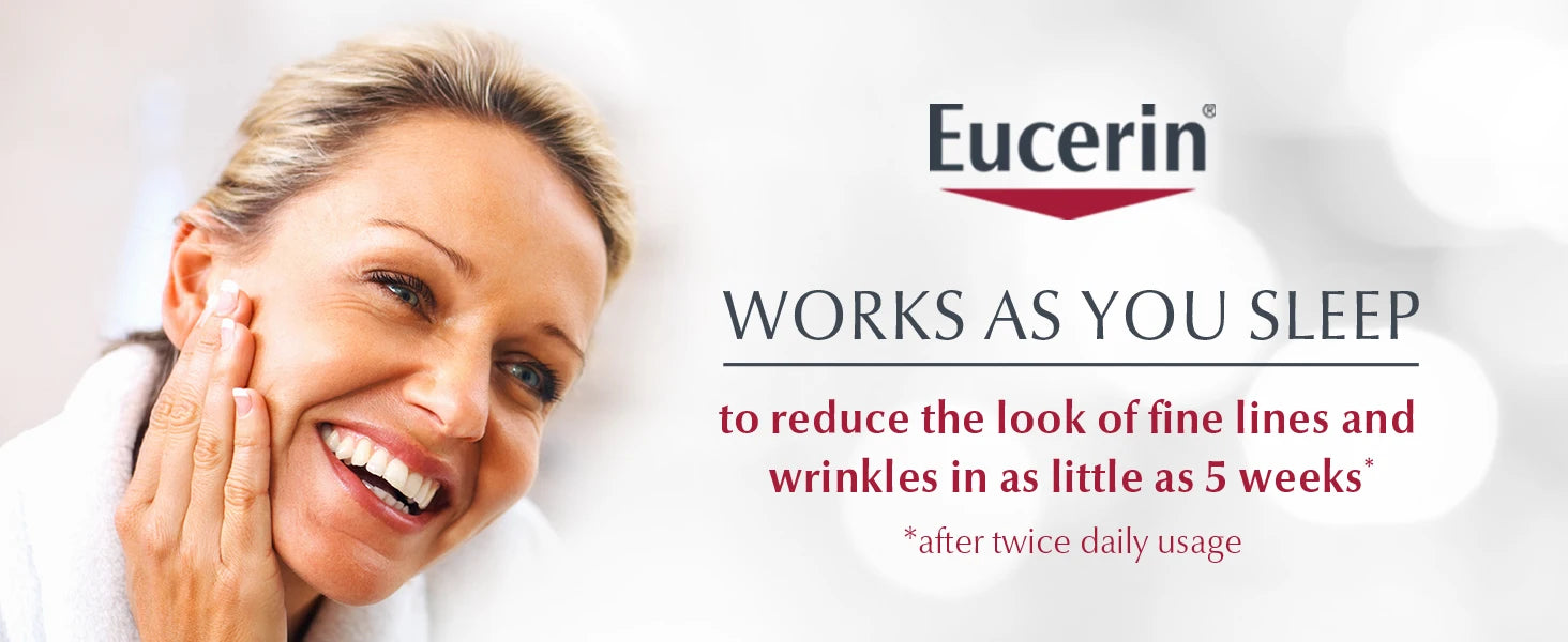 Eucerins Q10 Anti-Wrinkle Night Cream Face Cream Vegan Daily Hydrating Soothing Moisturizer Vitamin Cream Night Cream