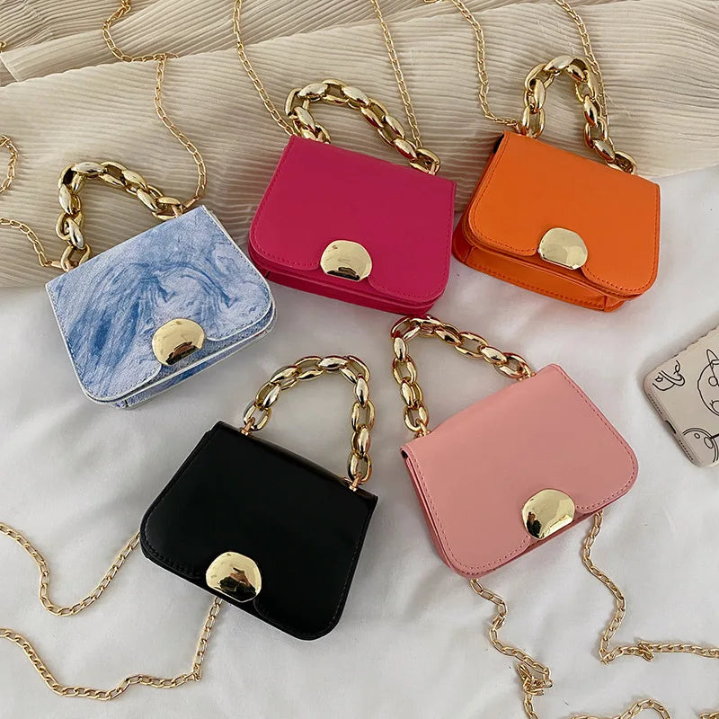 Buy Tie Dye Color Tote Metal Buckle Small Crossbody Bag Female Handbag Chain Woman Hand Bag Boxycharm Glam Bag online at Fashionner.