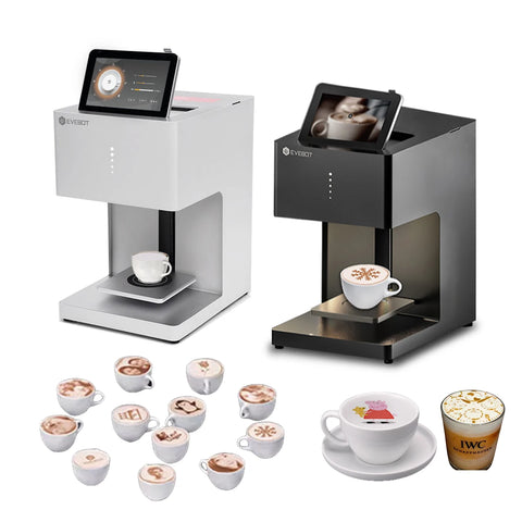 Machine d'impression alimentaire numérique à jet d'encre Comestible Imprimante à café Latte Art Imprimer sur biscuits Café Pain Macarons pour restaurants Cafés