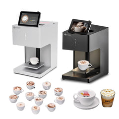 Digital Inkjet Edible Food Printing Machine Latte Art Coffee Printer Print On Cookies Coffee Bread Macarons For Restaurant Cafes