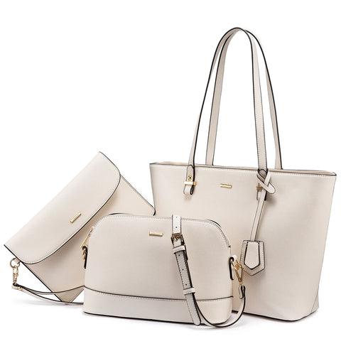 Buy Lovevook Wholesale Custom Logo Design Elegance 3 Pieces Ladies Hand Bag Big Tote Shoulder Bags Women Handbags Set online at Fashionner.
