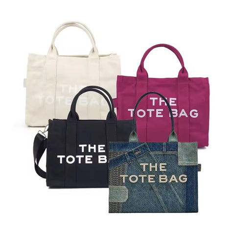 Buy New Arrival Canvas The Tote Bag Multi Use Messenger Tote Bag For Women Ladies Girls Designer Summer Purses And Handbags online at Fashionner.