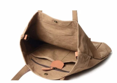 Buy Women Canvas Crossbody Shopping Tote Bag online at Fashionner.