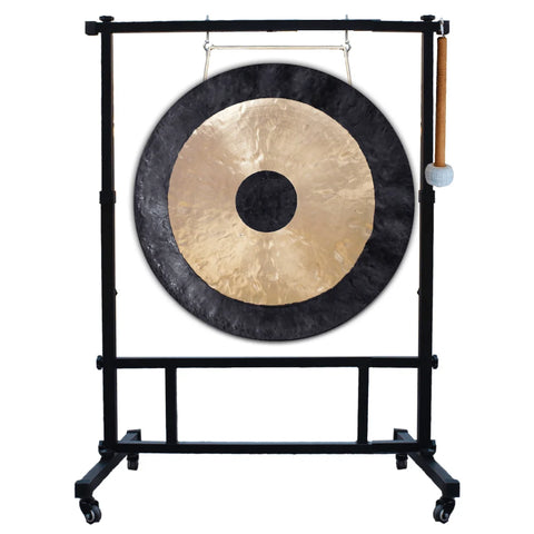 Buy 28"/70Cm Chinese Chau Gong With Stand Handmade Bronze Gong Percussion Instrument Tam Tam Gong For Sound Healing online at Fashionner.