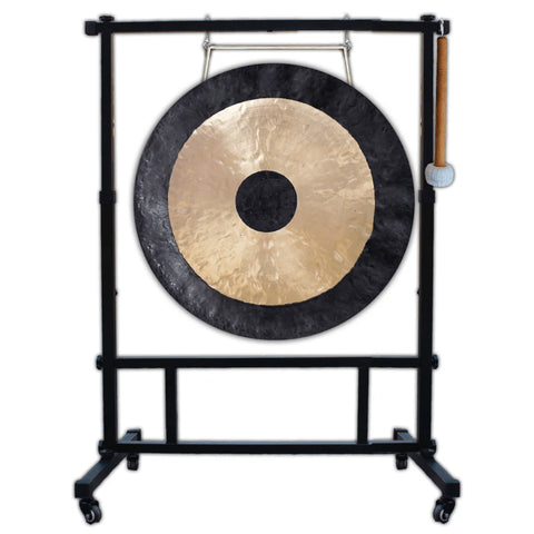 Buy 28"/70Cm Chinese Chau Gong With Stand Handmade Bronze Gong Percussion Instrument Tam Tam Gong For Sound Healing online at Fashionner.