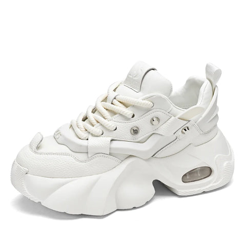 Buy Custom Logo Casual Chunky Platform Sneakers Height Increasing Fashion Designer Shoes Men online at Fashionner.