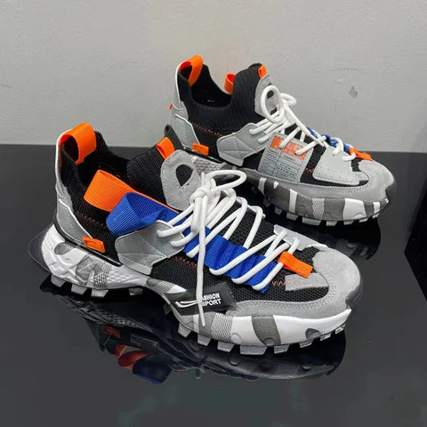 Buy Custom Logo Casual Sports Shoes Men Plus Size Other Trendy Designer Sneakers For Men online at Fashionner.