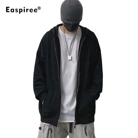 Buy New Arrivals Streetwear Hooded Mens Zipper Hoodie Cotton Fleece Custom Logo Blank Zip Up Hoodies online at Fashionner.