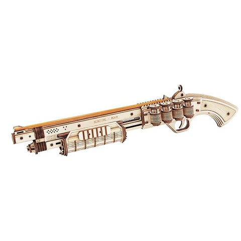 Buy Cpc Certificated Robotime Rokr Wood Craft Lq501 Terminator M870 Gun Jigsaw 3D Handmade Assembled Wooden Puzzle For online at Fashionner.
